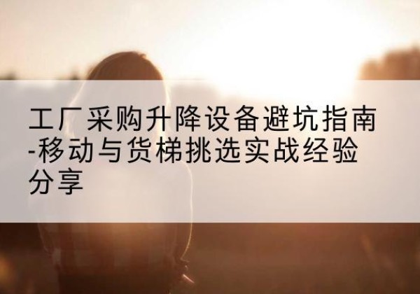 雷波移动式升降机怎么选-工厂采购升降设备避坑指南-移动与货梯挑选实战经验分享